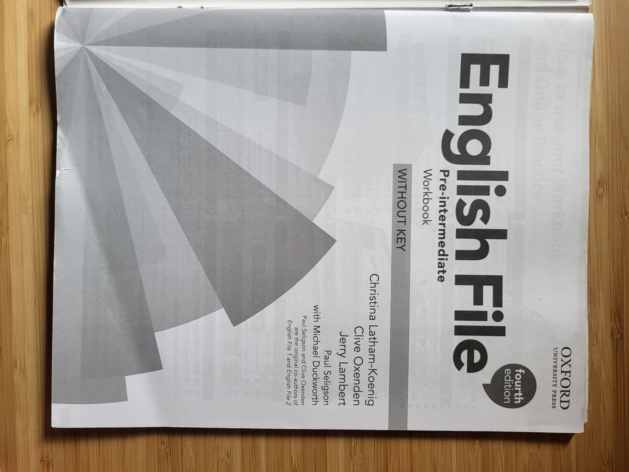 Podręcznik workbook english file oxford fourth edition
