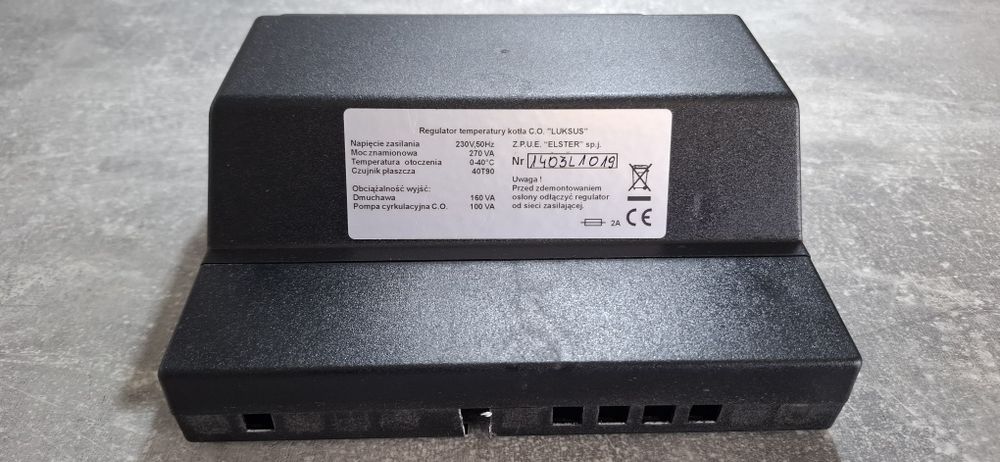 Regulator temperatury kotła centralnego - LUKSUS - NOWY