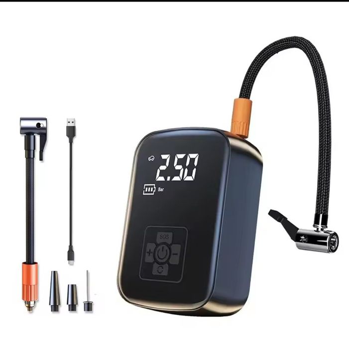 Kompresor przenośny akumulatorowy mocny 10 bar