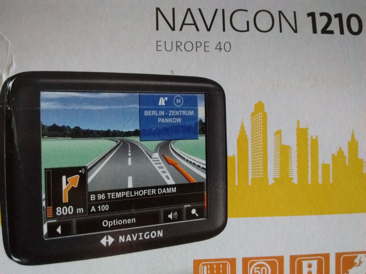 GPS Navigon aparelho de navegação