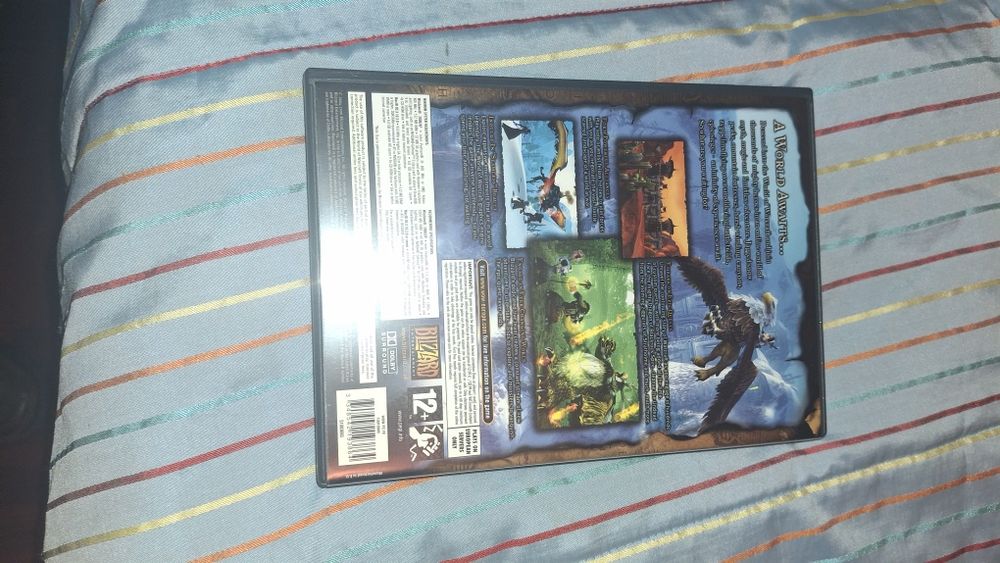 World of Warcraft Blizzard PC Game 5 cd rom Box