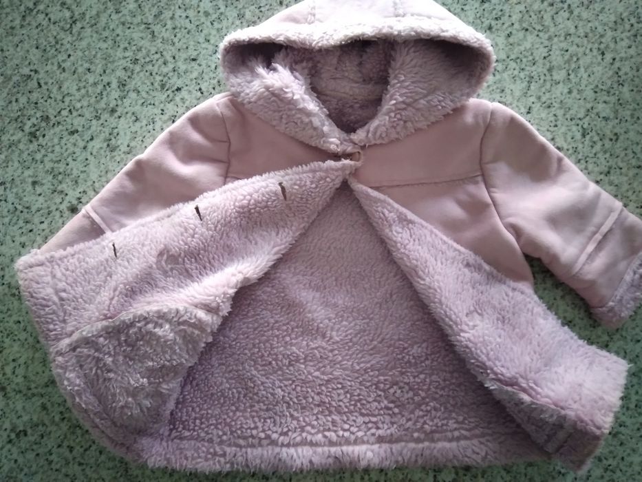 Casaco  rosa de menina