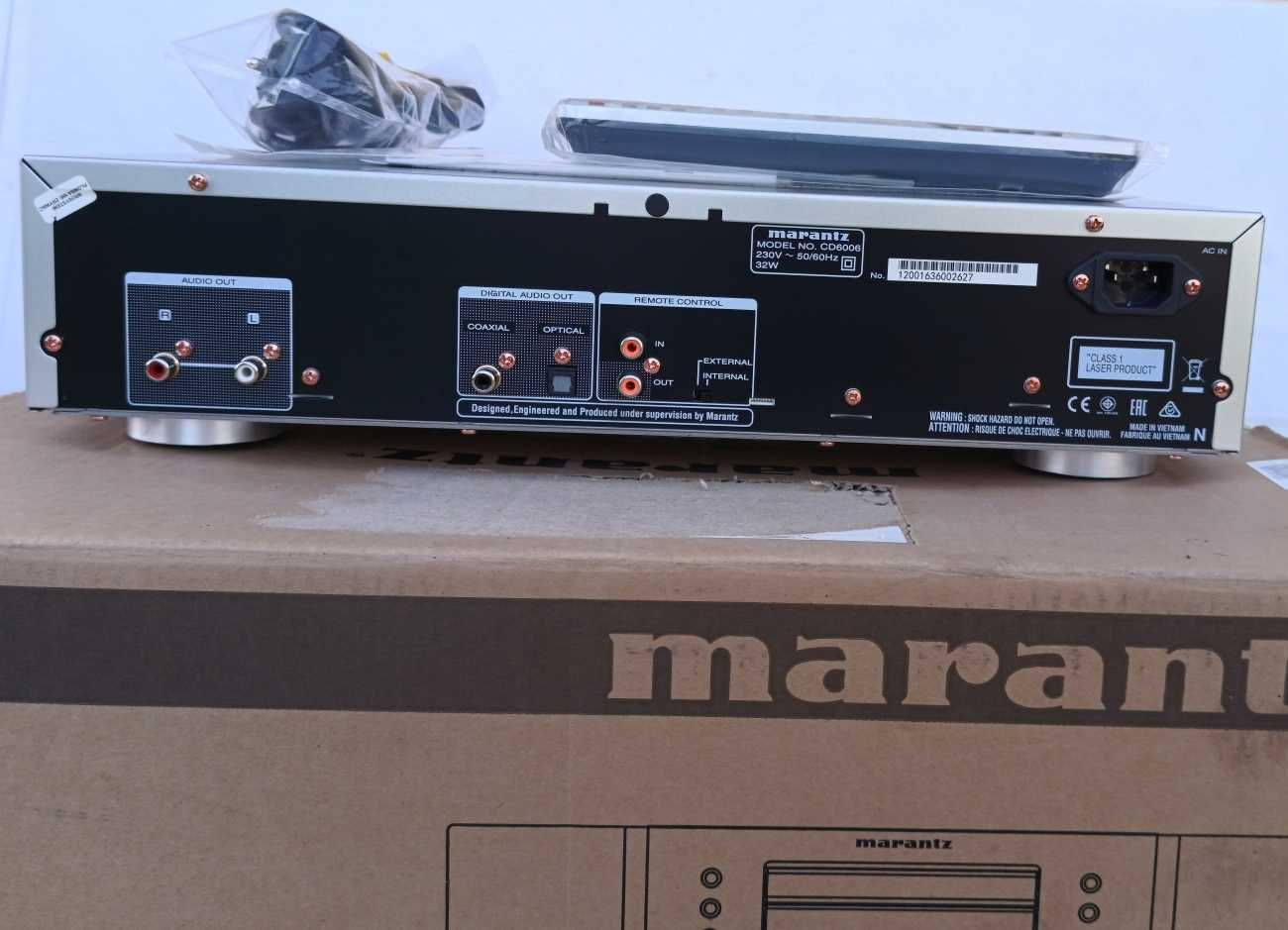Odtwarzacz CD Marantz CD6006 usb dac fabryczny komplet