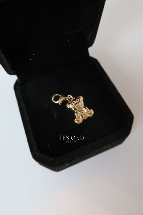 Zawieszka na Bransoletkę/Charms | Miś | Próba Złota 585