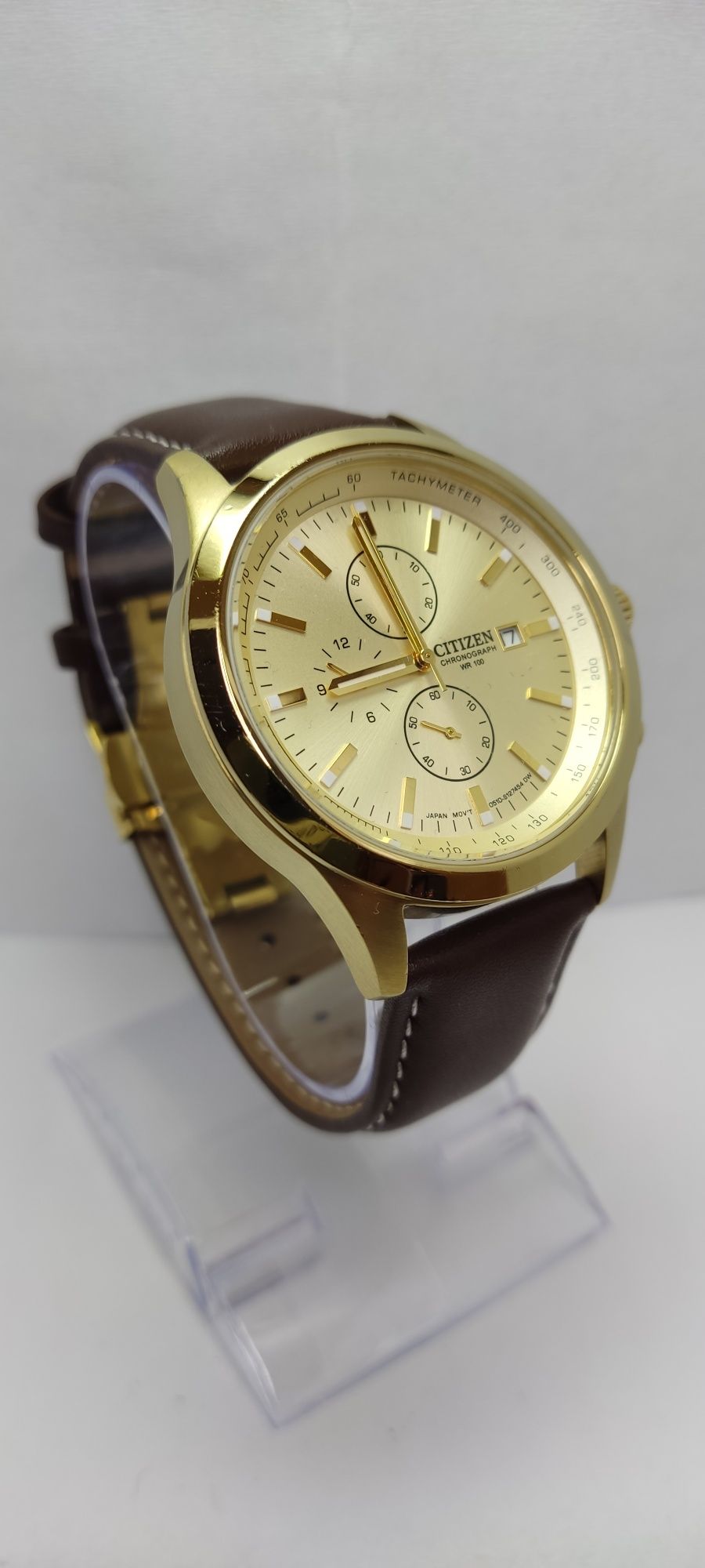 #006*Citizen Classic AN3512-03P Chronograph Tachymeter męski zegarek