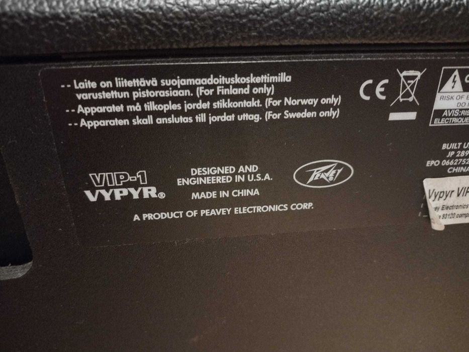 Wzmacniacz gitarowy Peavey Vypyr VIP 1