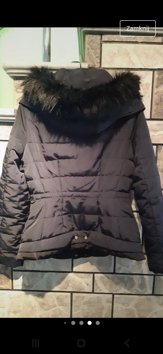 Zimowa puchowa kurtka rozmiar S