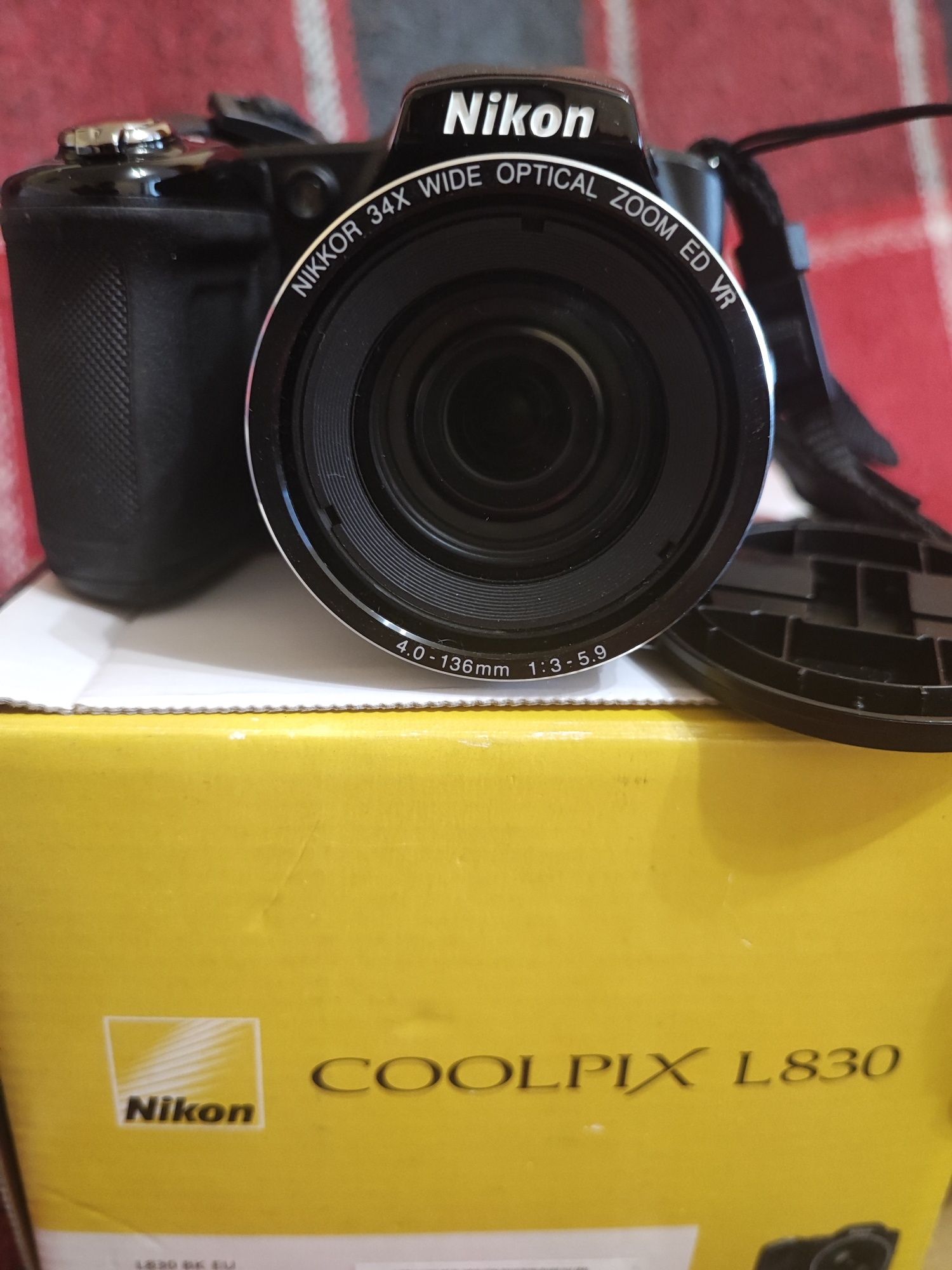 Фотоапарат цифровий зумовий Nikon coolpix L830