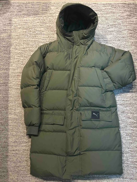 Зимний пуховик Puma warmCELL green/khaki S
