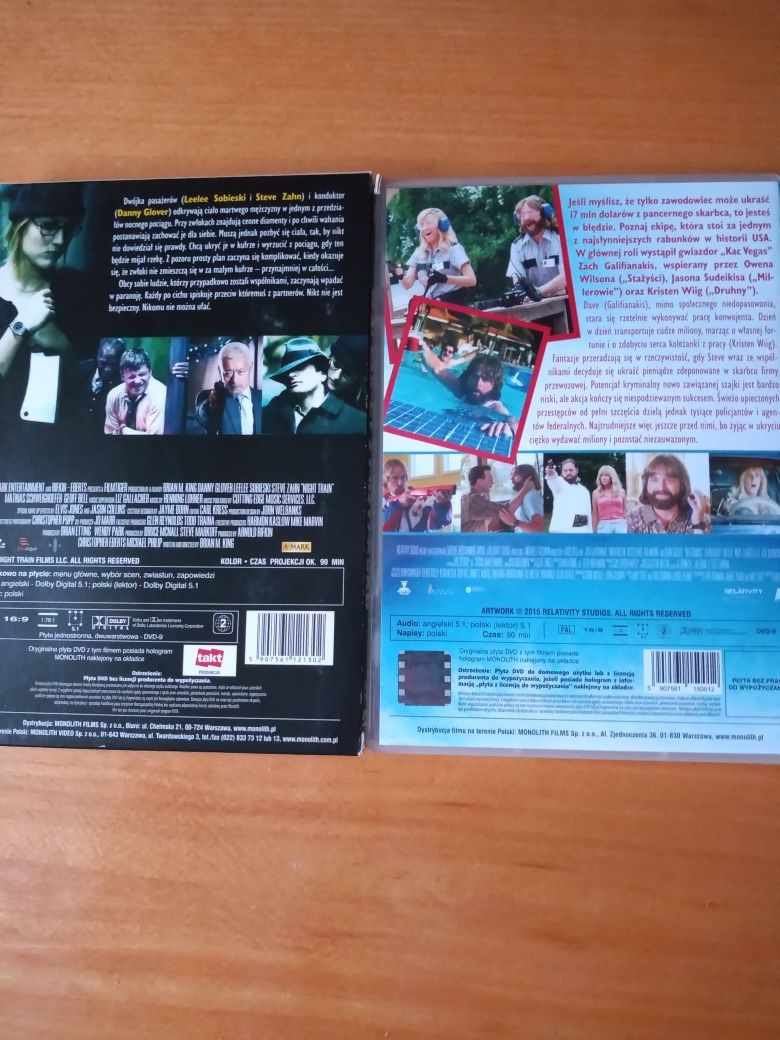 Zestaw 4 filmów DVD Wspólnicy z przypadku, Asy bez kasy, Maglownica