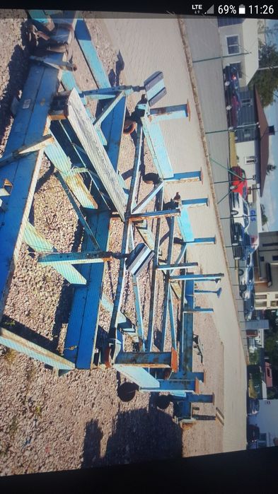 Wozek stojak podpora pod jacht kpl