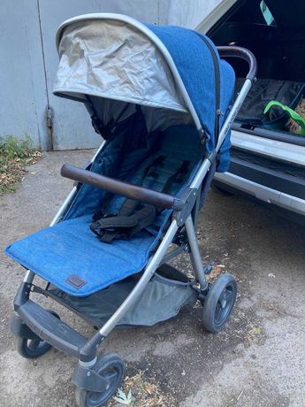 Дитяча коляска+люлька+конверт BabyStyle Oyster Zero Oxford Blue