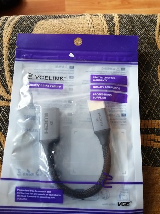 Przedłużacz HDMI 8K HDMI męski do żeńskiego przedłużacza do telewizora