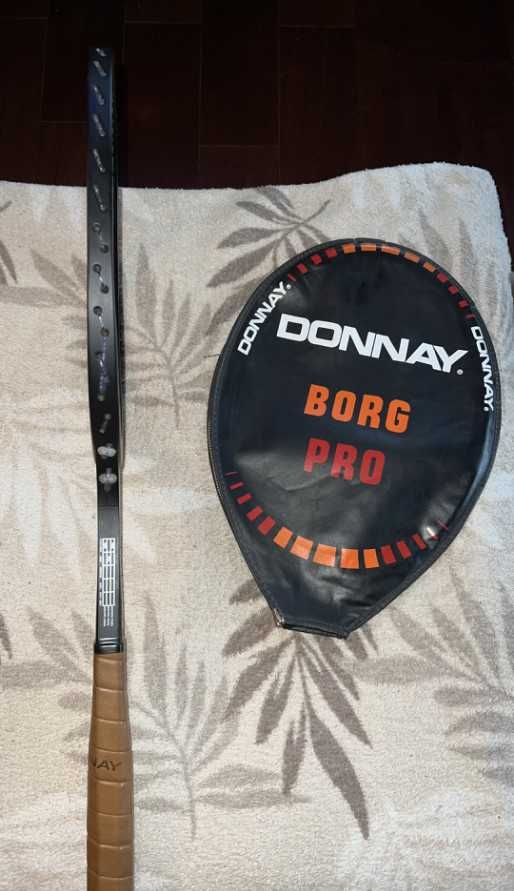 Rakieta tenisowa Donnay Borg Pro lata 1979 - 1981, nieużywana