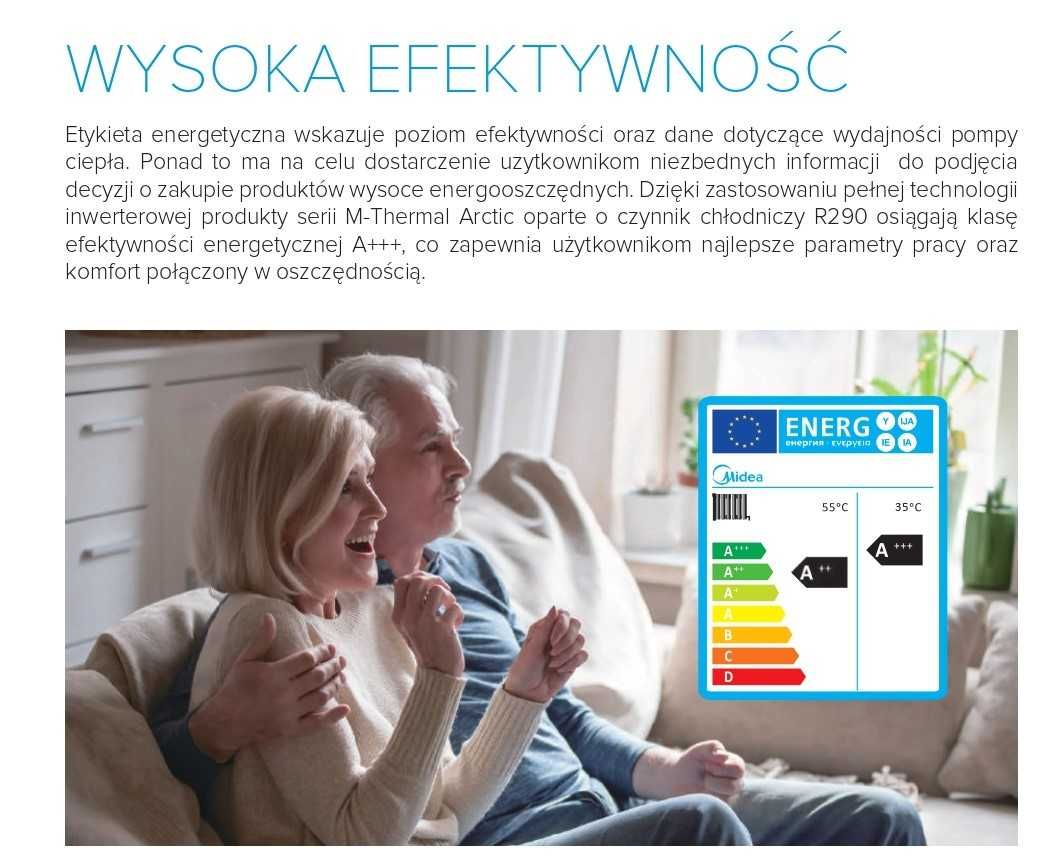 Pompa ciepła S M-thermal Mono R290 8 kW NOWOŚĆ!!!