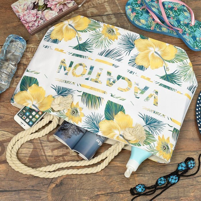 Duża torba plażowa torebka summer na lato pojemna