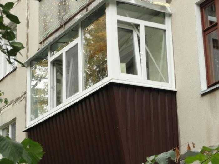 Окна металлопластиковые. Балконы под ключ