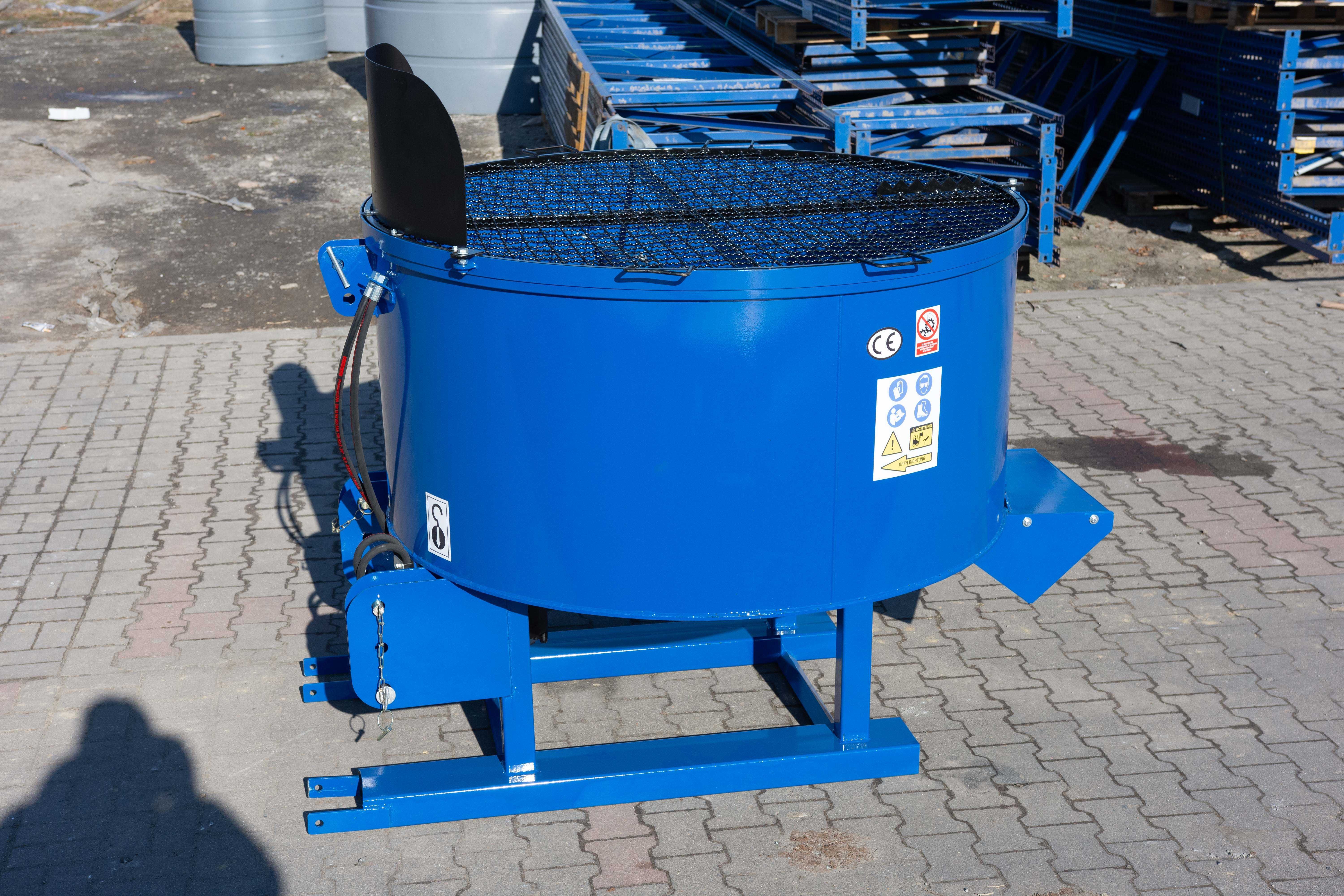 Mieszalnik napęd hydrauliczny 1200l Betoniarka do betonu