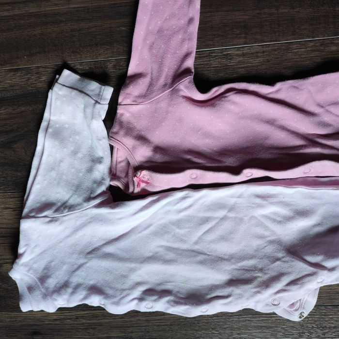 Body śpiochy piżamka niemowlęca zestaw 3-6mc early days