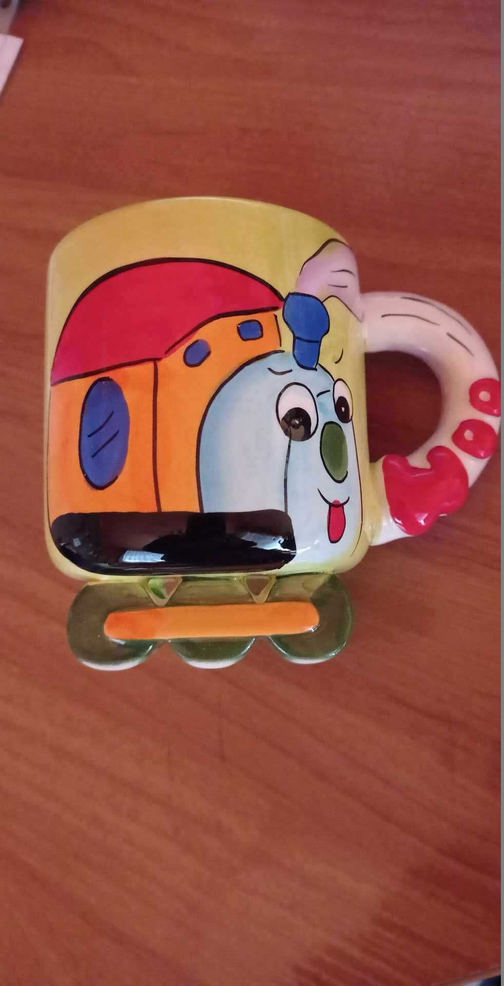Kubek dla dziecka malowany bajkowy