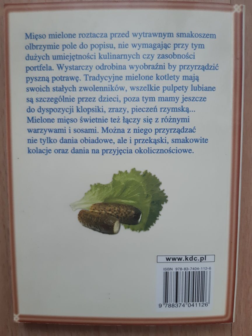 Książka Najlepsze dania z mięsa mielonego