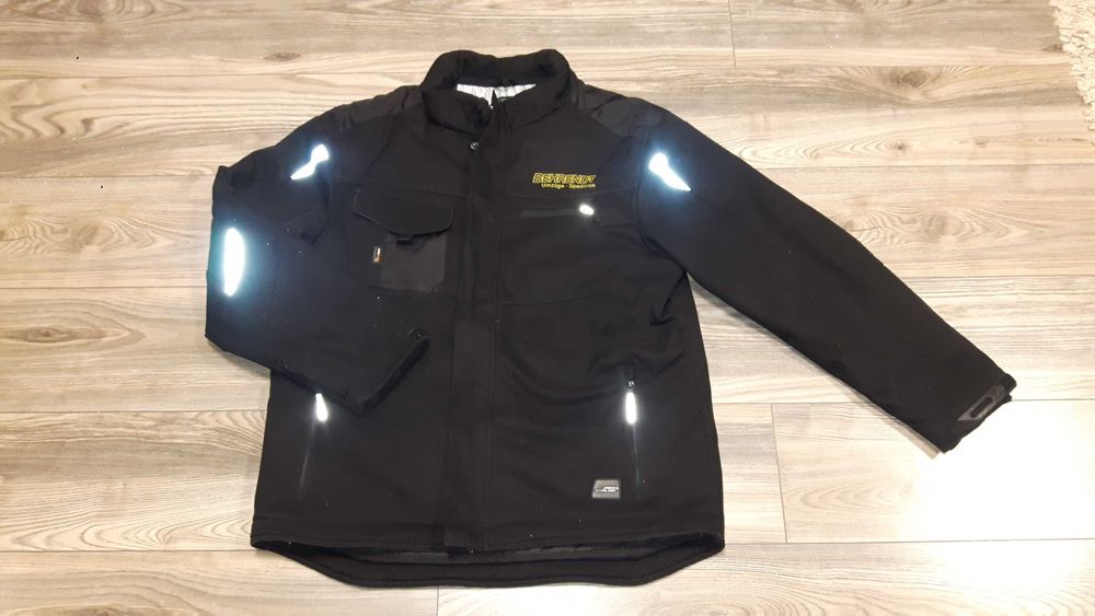 JAMES & NICHOLSON męska kurtka robocza typu softshell czarna rozm. XL