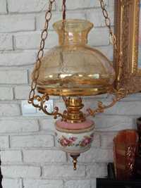 Żyrandol w stylu holenderskim, lampa jak naftowa