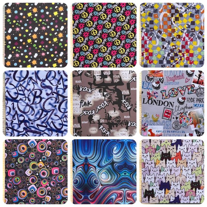 Ткань Оксфорд на пу основе 500PU.GUCCI PRINT