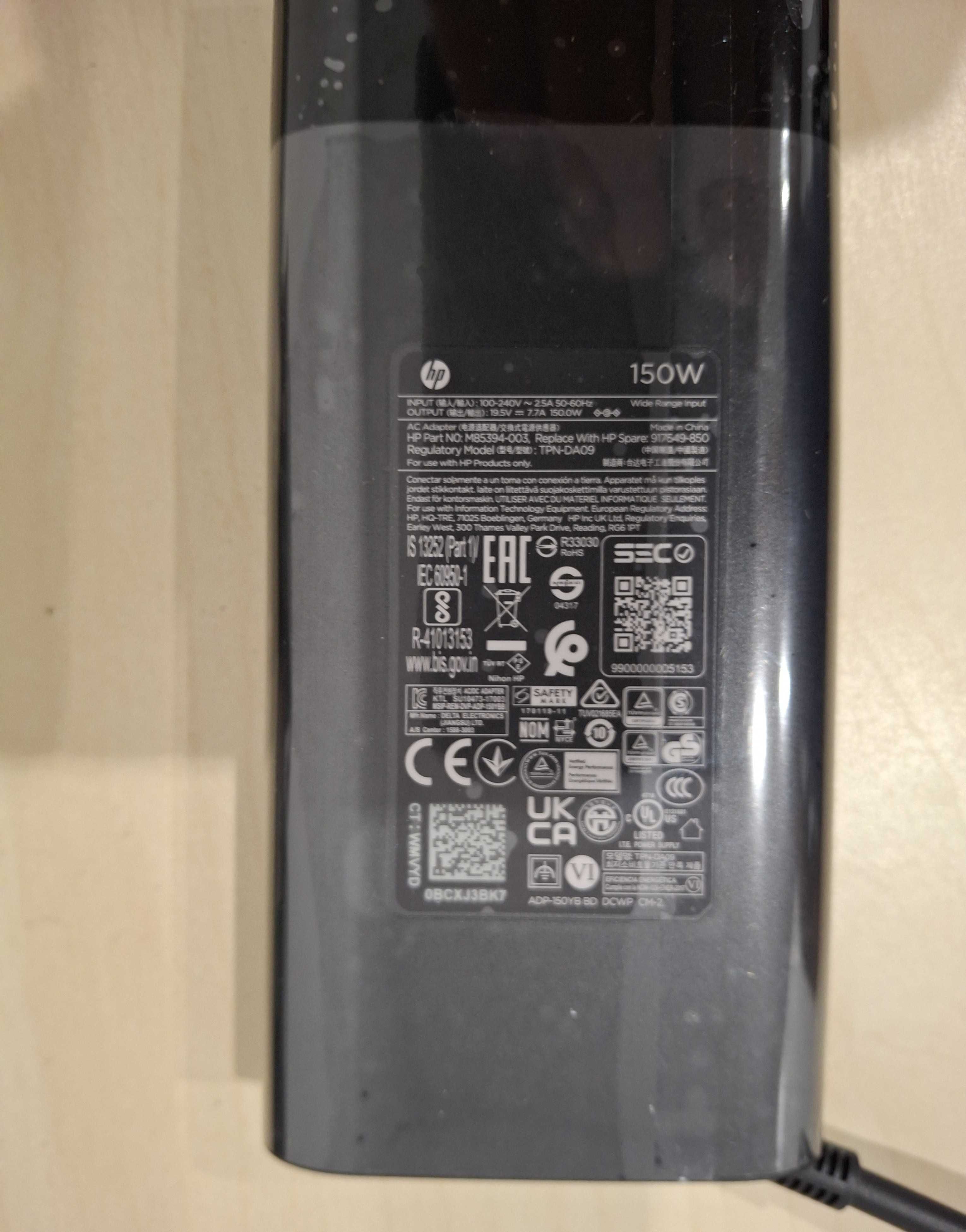 carregador NOVO para portátil 150W