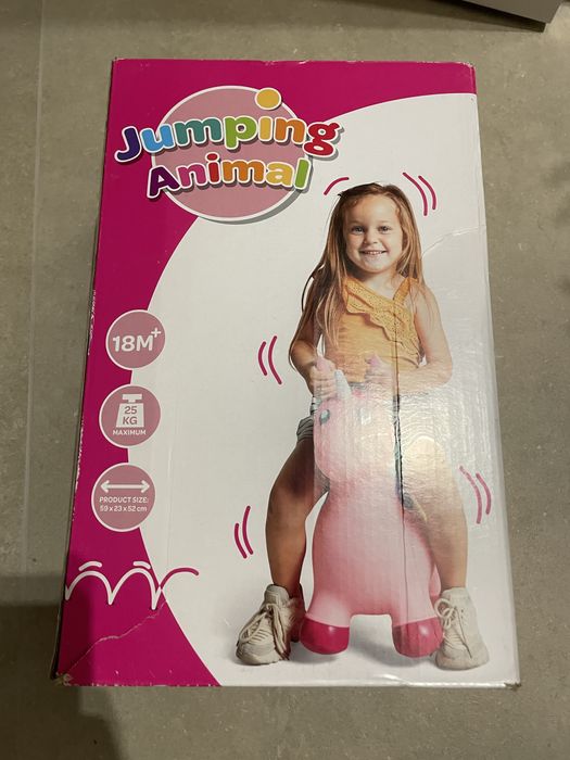 Nowy skoczek jednorozec Action zabawka do skakania