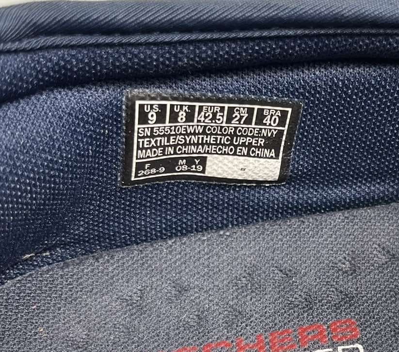 Мокасини Skechers 42.5 розмір (по стельке 27 см)