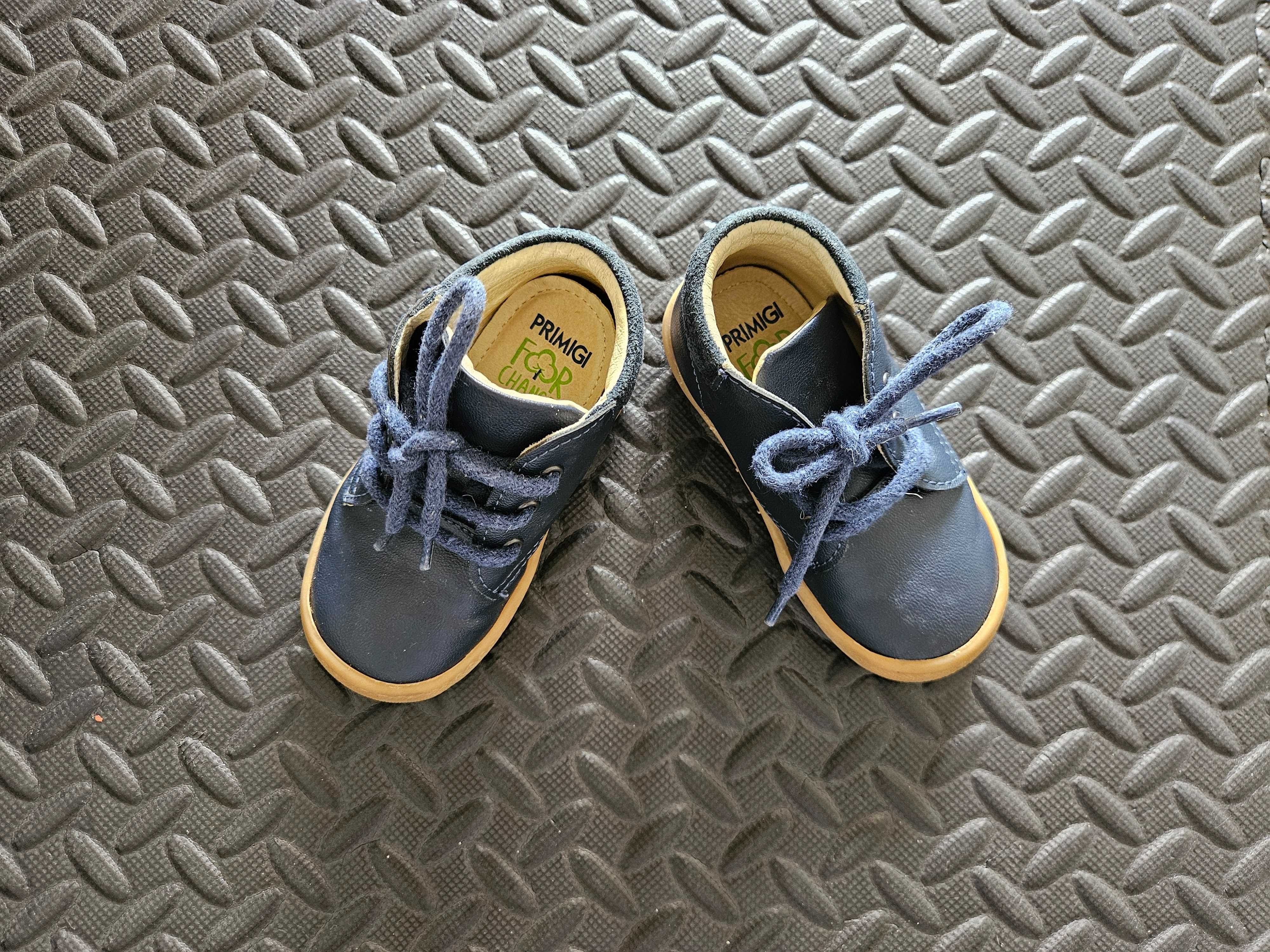 Botas em pele para bebé, tamanho 21, Primigi