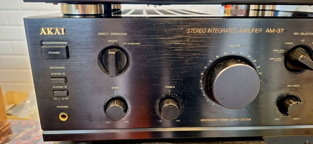 Akai AM-37 Wzmacniacz Stereo. St. B.dobry. Audio Vintage Pruszków