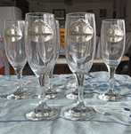 conjunto 6 copos de champagne