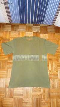 T-shirt de homem verde escura Deeply