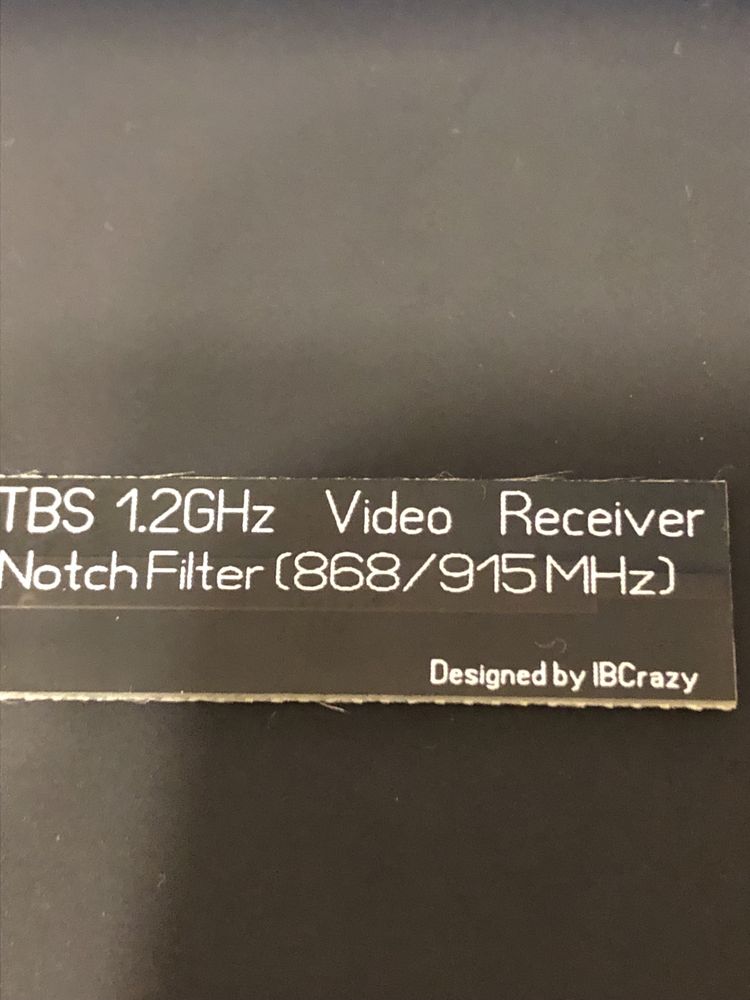 TBS 1.2Ghz Video Receiver vrx Notch Filter (Оригінал)