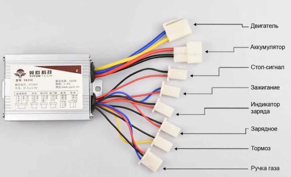 Контроллер для коллекторного мотора постоянного тока 500 Вт, 1000 Вт
