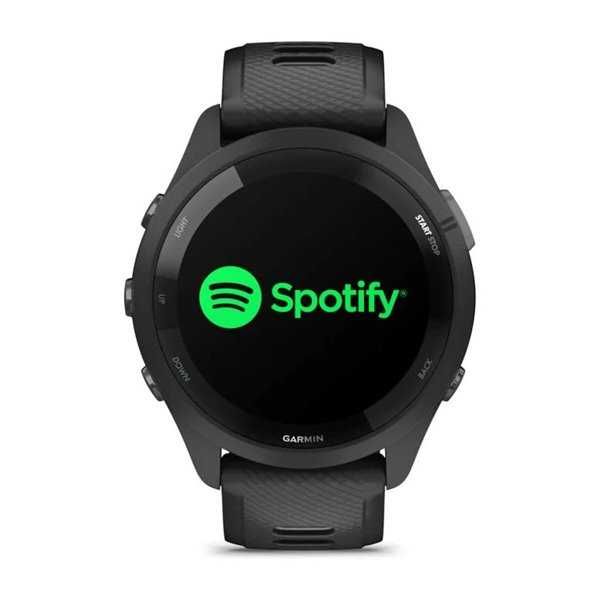 Forerunner 265 з чорним корпусом та  силіконовим ремінцем 010-02810-10