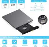 Zewnętrzny napęd CD DVD USB 3.0 typu C Slim BUNUD CT10
