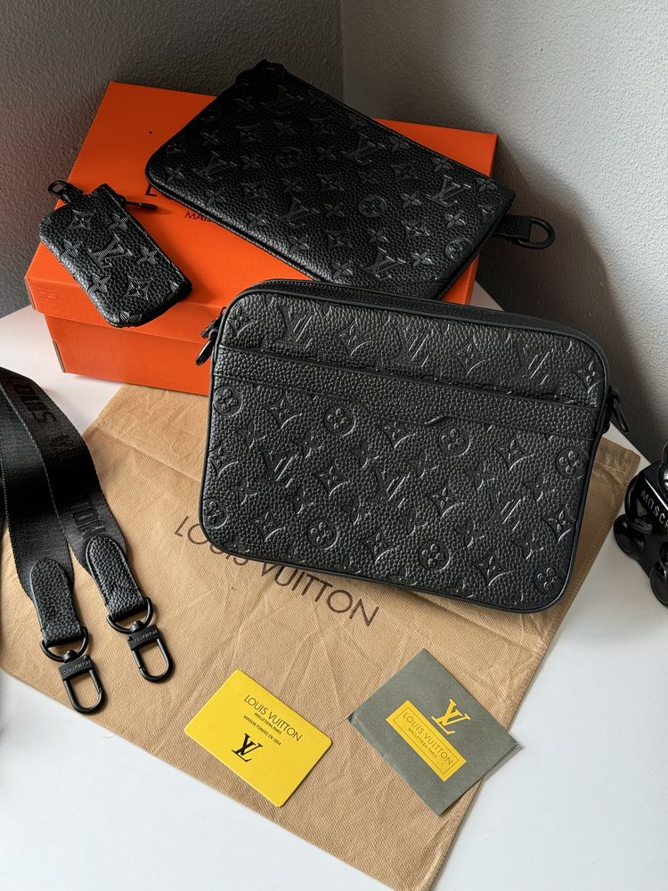 Чоловіча сумка Louis Vuitton мужская сумка мессенджер 3в1 барсетка