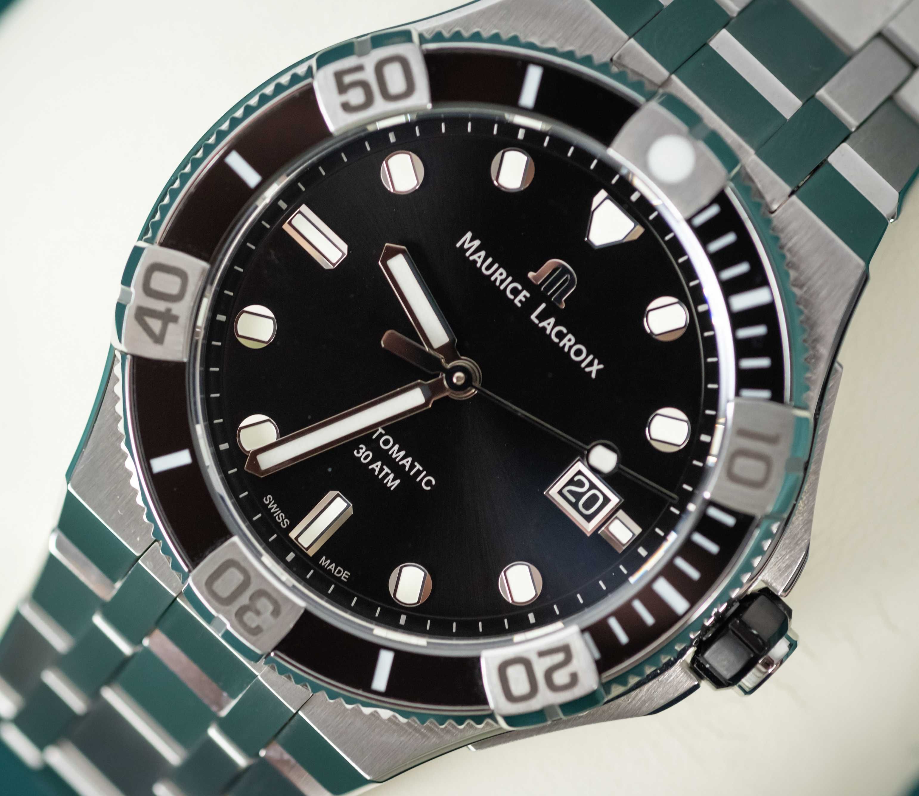 Maurice Lacroix Aikon Venturer 43mm AI6058-SS002-330 - 2 Czarny NOWY