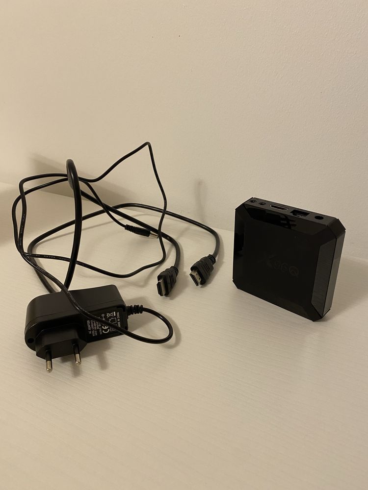 TV Box Android X96Q 4K, Netflix, YouTube - caixa original e acessorios