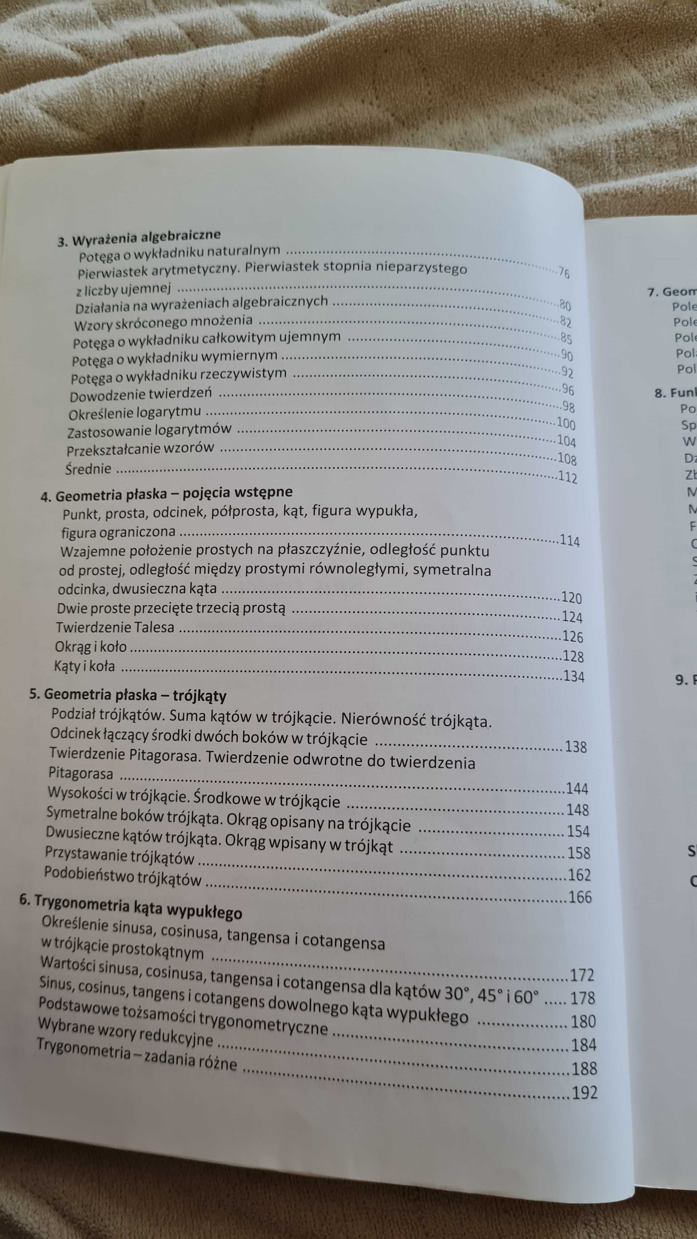 Matematyka klasa 1 szkoła średnia podręcznik M. Kurczab, E. Świda