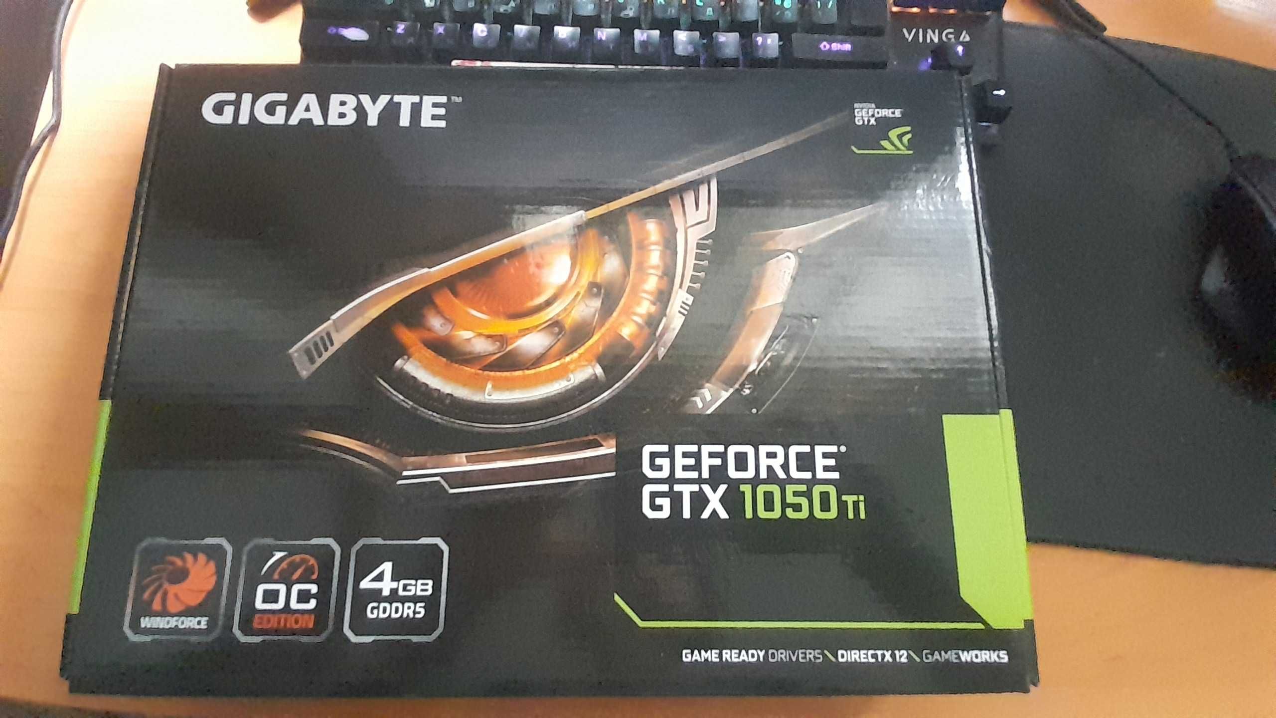 Видеокарта Nvidia GeForce GTX 1050 ti 4gb GIGABYTE