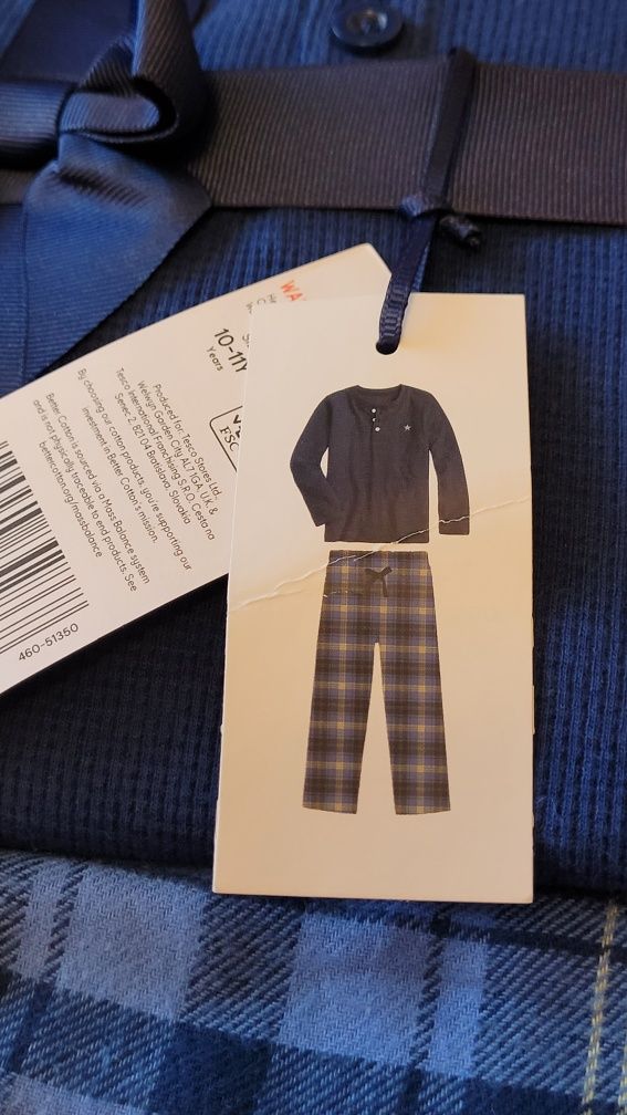 Детская пижама спальный комплект штаны и кофта f&f 10-11лет