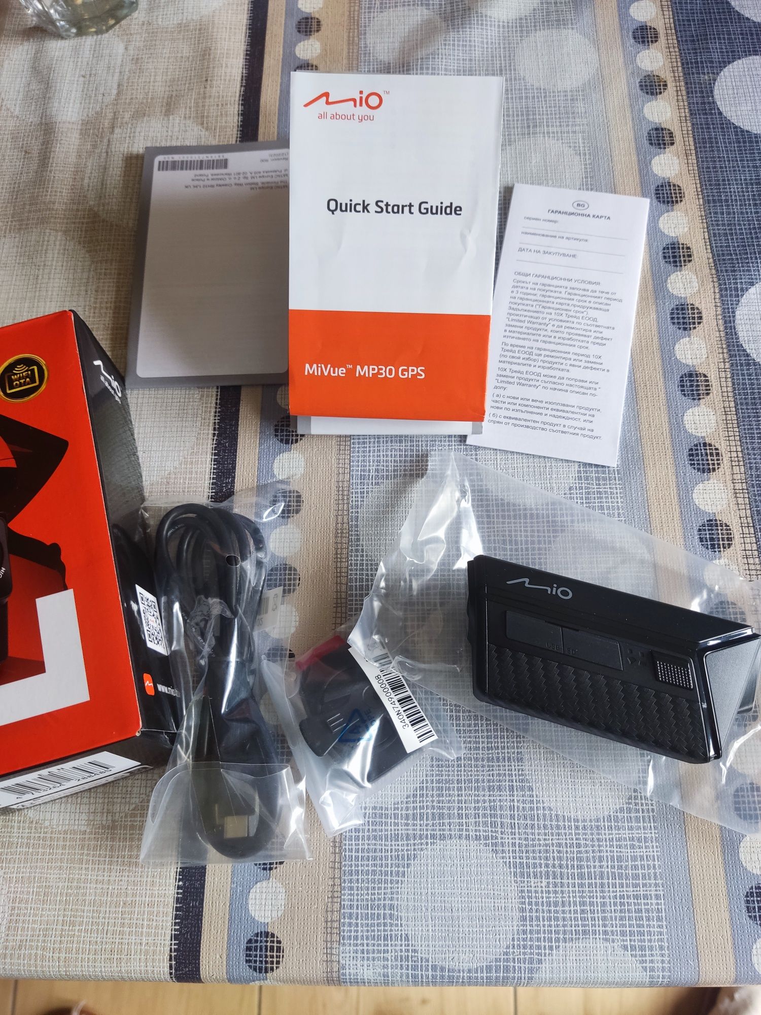 Kamera motocyklowa na kask Mio Mp30 gps