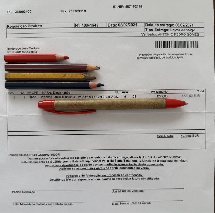 iPhone 12 Pro Max 128 GB = Impecável