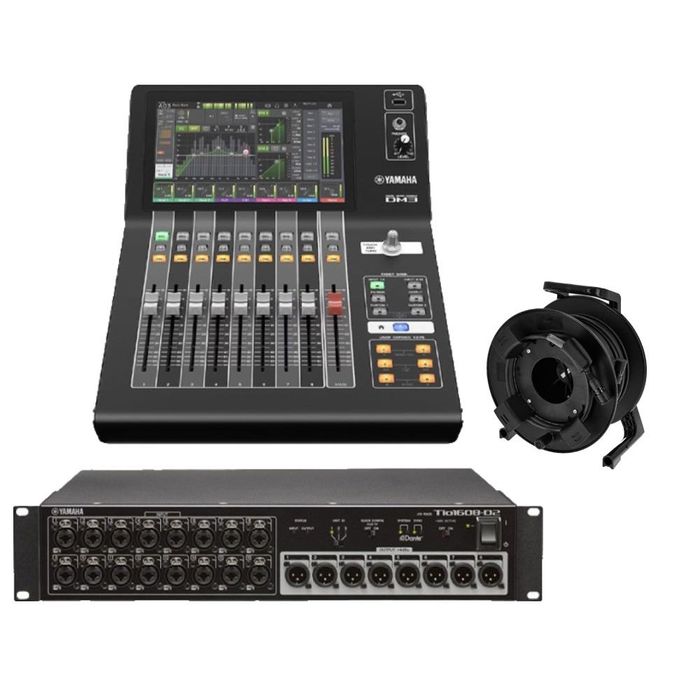 YAMAHA DM3 plus YAMAHA Tio1608-D2 Skrętka CAT
