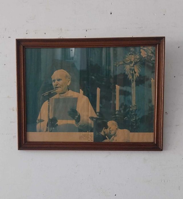 Quadro "Visita do Papa João Paulo II, a Portugal em 1982"