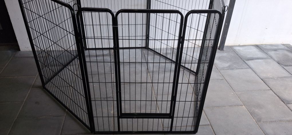 Klatka kojec metalowy 6 panelowy nowy na psy koty króliki kury kaczki